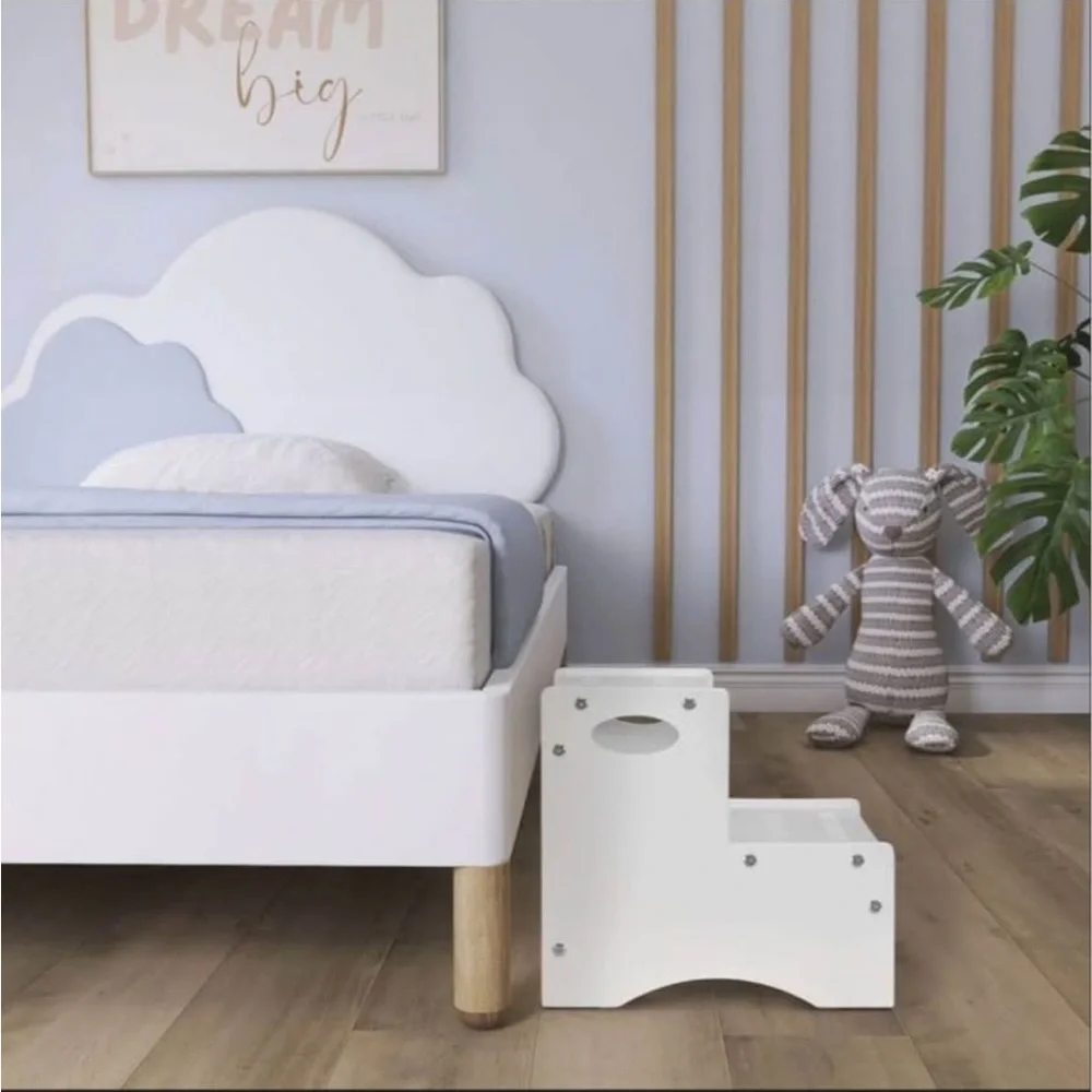 White Step Stool - Picture 2 of 4